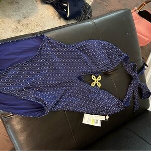 Trina Turk ADELINE HALTER ONE PIECE NWT 4